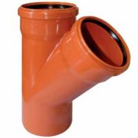 Тройник НПВХ для наружной канализации 110х110х45° купить в Минске, цена, фото, отзывы, описания