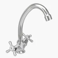 Смеситель двуручный для умывальника настенный Istok life Luxe арт. 0402.437 купить в Минске | Низкая цена.