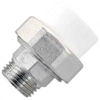 Муфта полипропиленовая разъемная ПП 20х1/2" с наружной резьбой MeerPlast купить в Минске | Низкая цена.