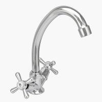 Смеситель двуручный для умывальника настенный Istok life Luxe арт. 0402.437 купить в Минске | Низкая цена.