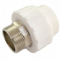 Муфта полипропиленовая комбинированная ПП 63х2" с наружной резьбой MeerPlast купить в Минске | Низкая цена.