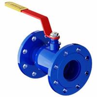 Кран шаровый фланцевый стандартнопроходной 11с67п DN65/50 PN 16. L=200 мм
