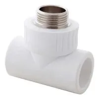Тройник ПП 20х3/4" НР белый MeerPlast купить в Минске | Низкая цена.