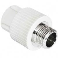 Муфта комбинированная полипропиленовая ПП 25х3/4" с наружной резьбой MeerPlast купить в Минске | Низкая цена.