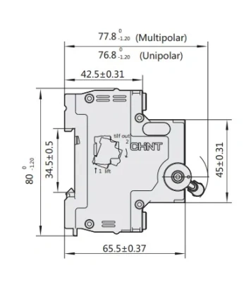 ВА 3/63А тип C (NXB-63) авт. выкл. 6кА 3M CHINT купить в Минске