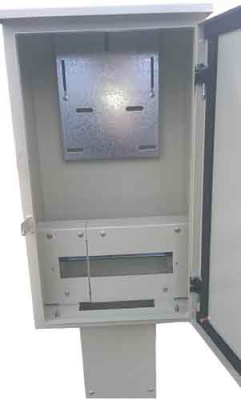 ЩУР антивандальный под 1ф учёт с опорой 1,5 метра (500х250) купить в Минске | Низкая цена.