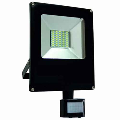 Светодиодный (LED) прожектор FL Sensor Smartbuy-10W/6500K/IP65 (SBL-FLSen-10-65K) купить в Минске | Низкая цена.