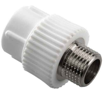  Муфта комбинированная полипропиленовая ПП 32х3/4" с наружной резьбой MeerPlast купить в Минске | Низкая цена.