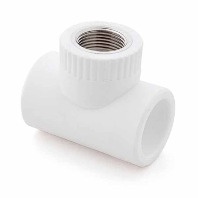  Тройник ПП 20х3/4" ВР комбинированный белый MeerPlast купить в Минске | Низкая цена.