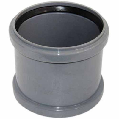 Муфта ПВХ канализационная соединительная 110 мм