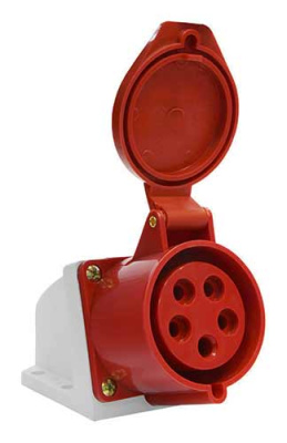 Розетка 125 стацион. 3Р+РЕ+N 32А 380В IP44 HASKI купить в Минске | Низкая цена.