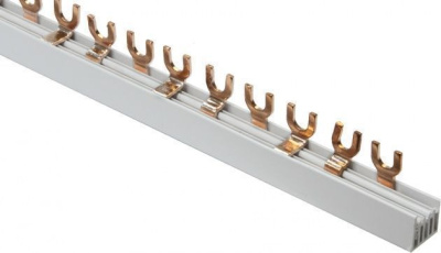 Шина соединительная (C45-2P) тип U. 100А купить в Минске | Низкая цена.