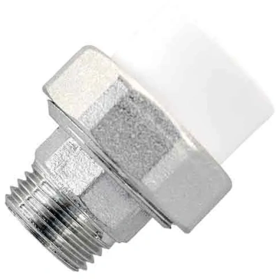  Муфта полипропиленовая разъемная ПП 20х1/2" с наружной резьбой MeerPlast купить в Минске | Низкая цена.